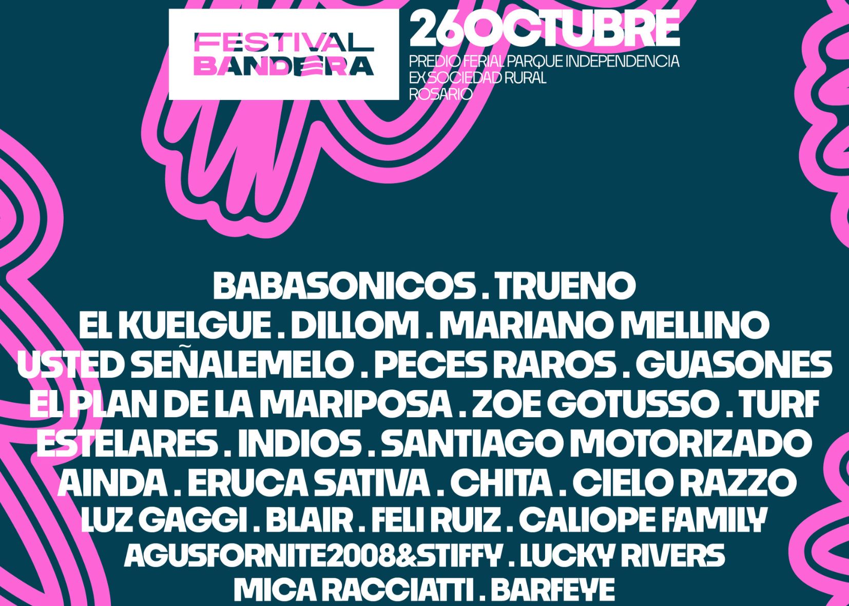 Ya se conoce la grilla del Festival Bandera 5ta edición